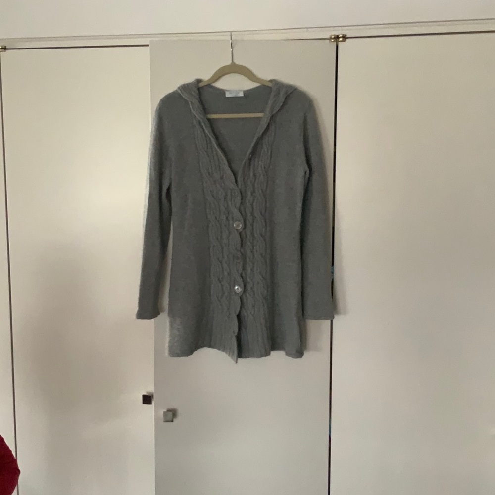 Cashmere cable cardigan